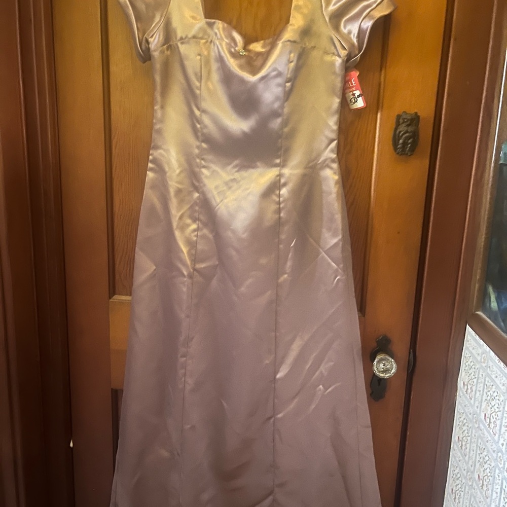 Rose  shimmering gown sz 13-14